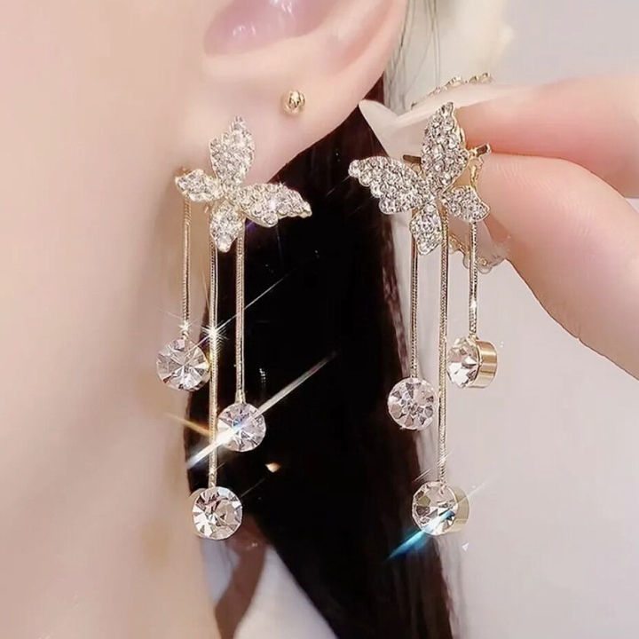 Fashion Delicate Crystal Women’s Drop Earrings